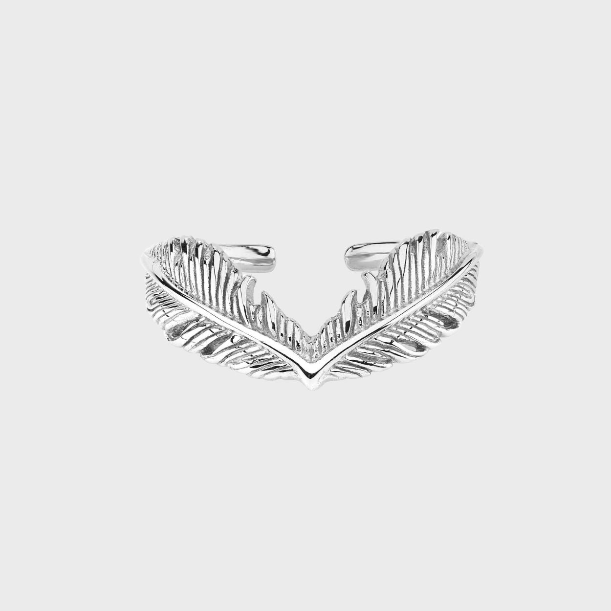 925SterlingSilverAdjustableGuidanceFeatherRing1.jpg